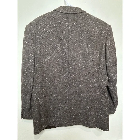 Blarney‎ Woollen Mills Brown Tweed Blazer Jacket Menswear Classic 40S - Picture 2 of 4